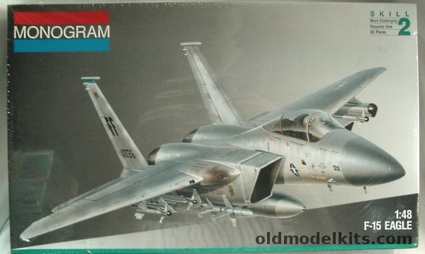 Monogram 1/48 McDonnell Douglas F-15 Eagle, 5801 plastic model kit